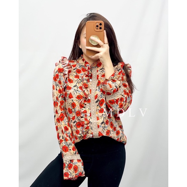 MDLV ~ BM CNY 5432 ELBERTA BLOUSE