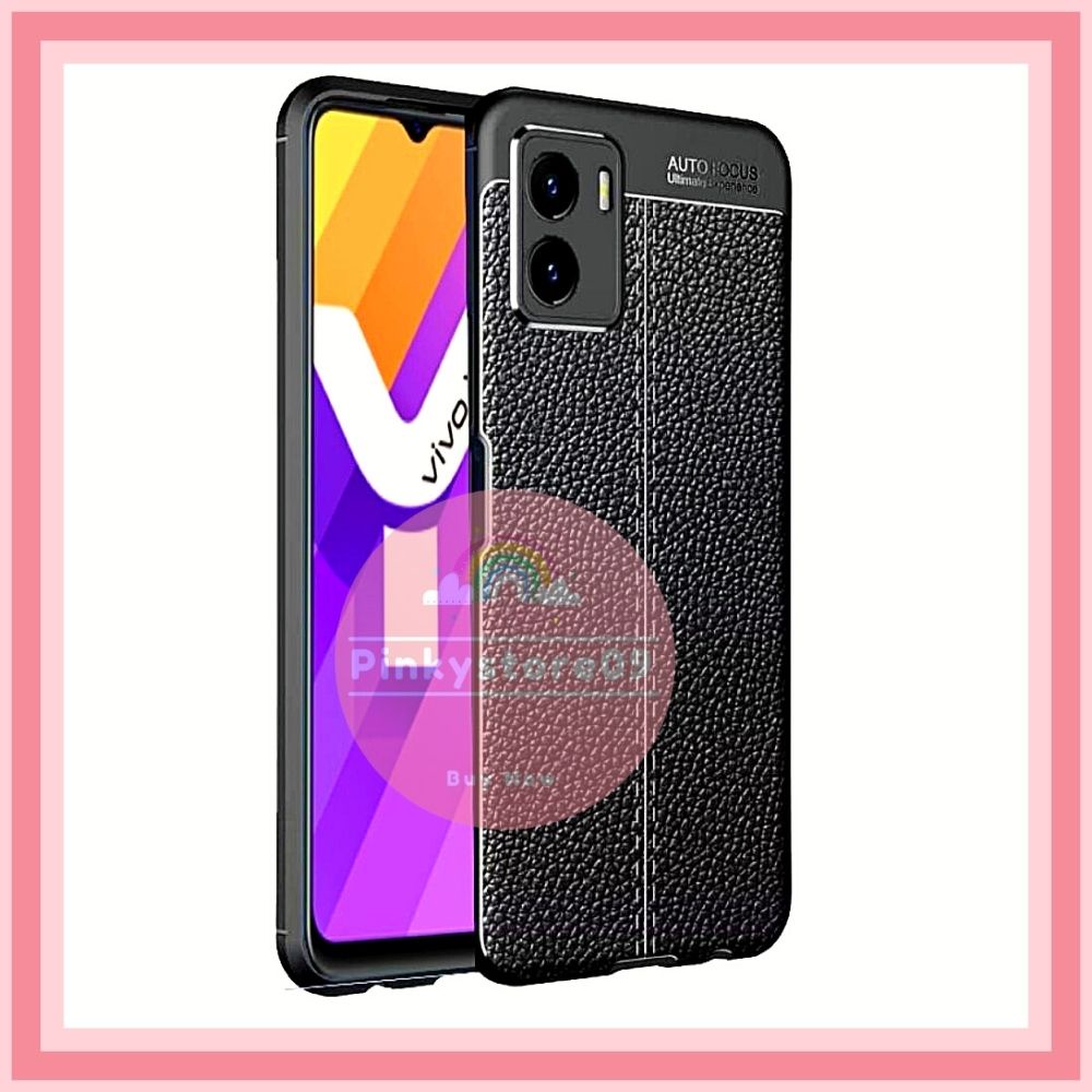 Case Vivo Y15S/Y15A - Y21 - Y21S - Y33S Auto Focus Leather Protect Camera Premium Softcase