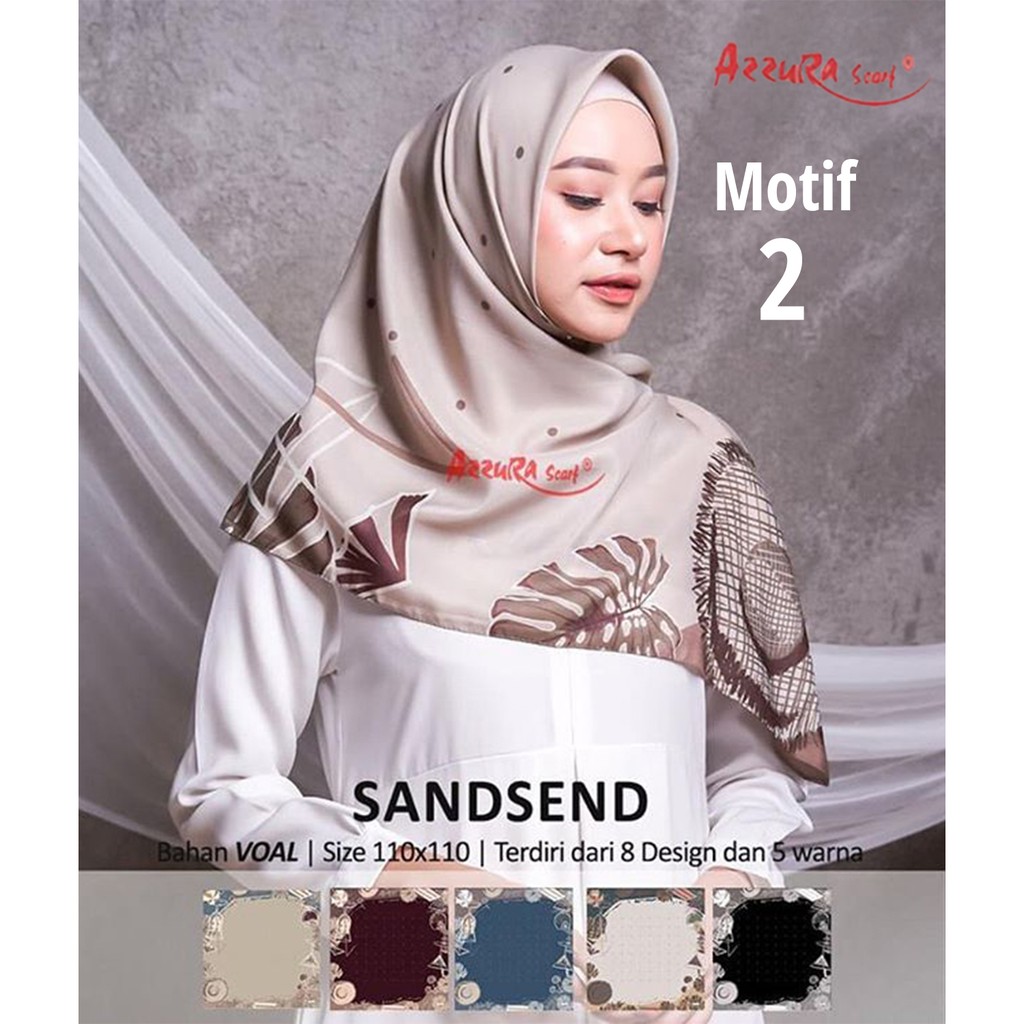 Segiempat Voal Sandsend by Azzura