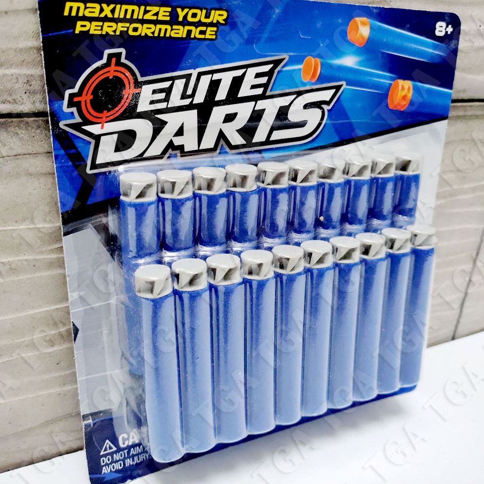 Elite Darts 895-2F ISI 20pcs Sudah SNI REFILL Tembak Dart Tempel ISI ULANG Foam Gabus