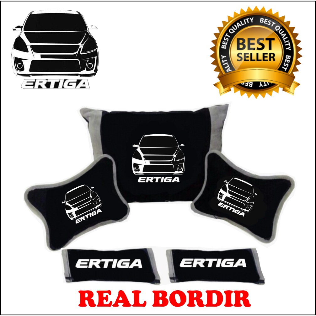 BANTAL MOBIL ERTIGA BORIR SILUET AKSESORIS INTERIOR MOBIL HEADREST MOBIL