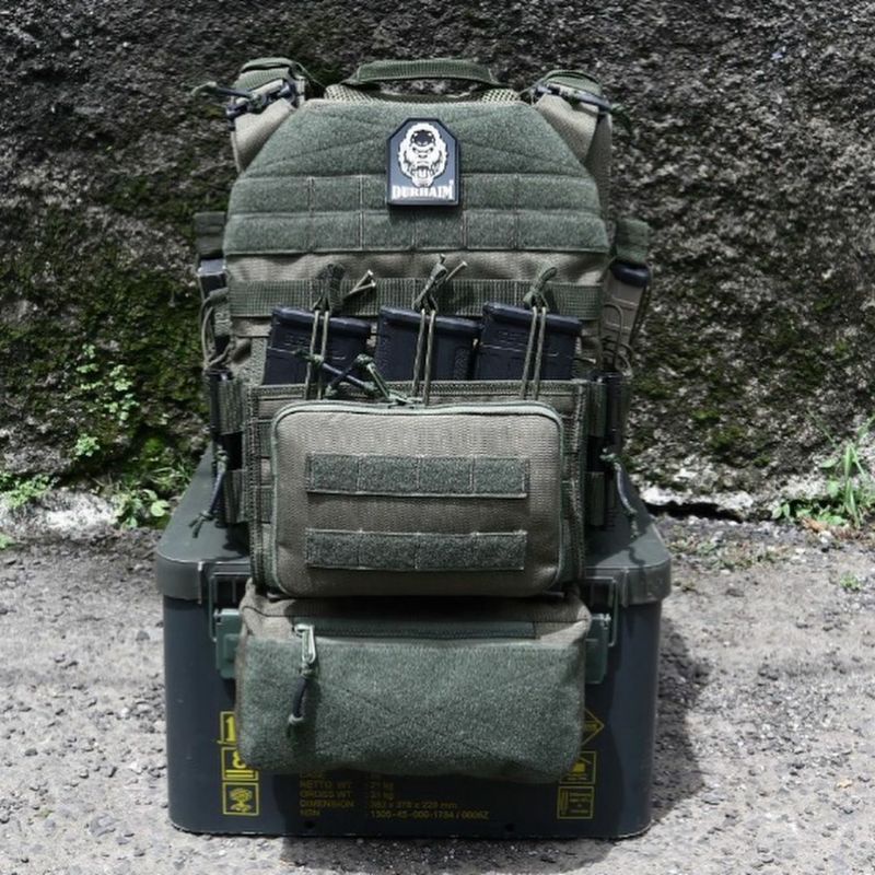 body vest green viper  durhaim original