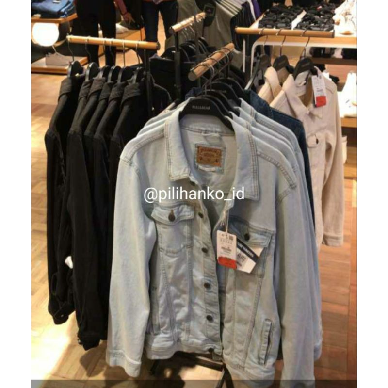Kemeja Jeans Pull and Bear Original Denim