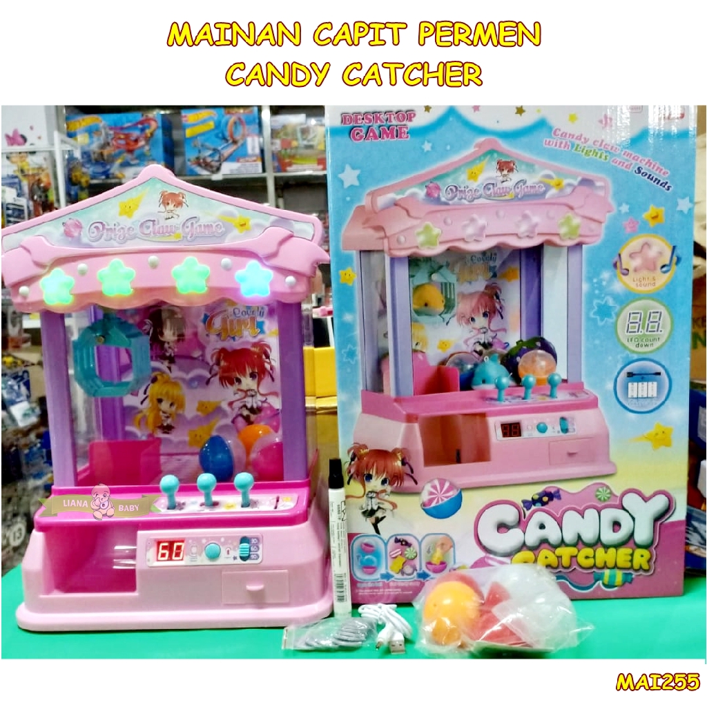 MAI255 MAINAN CAPIT PERMEN CANDY CATCHER MACHINE