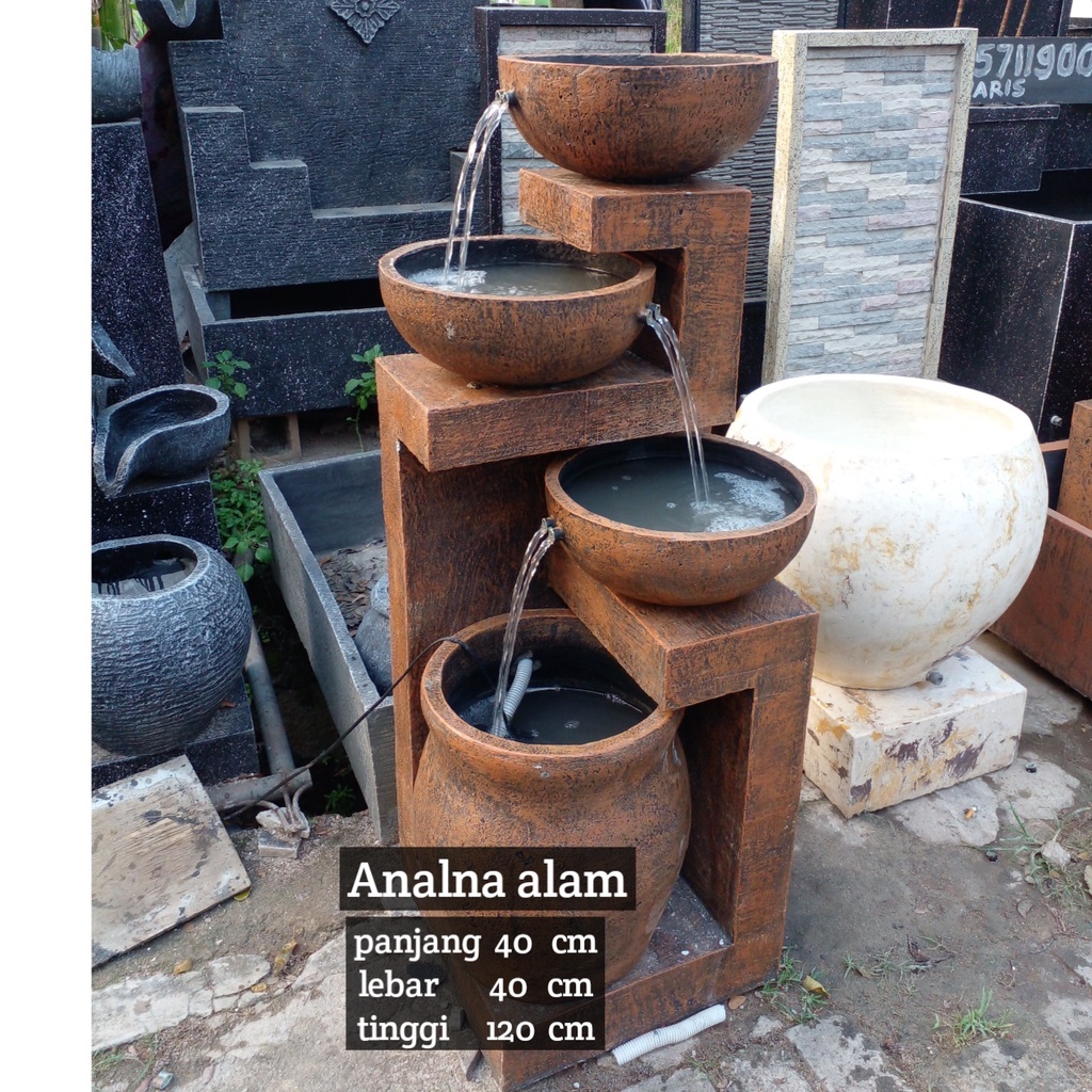 air mancur minimalis 3 kendi
