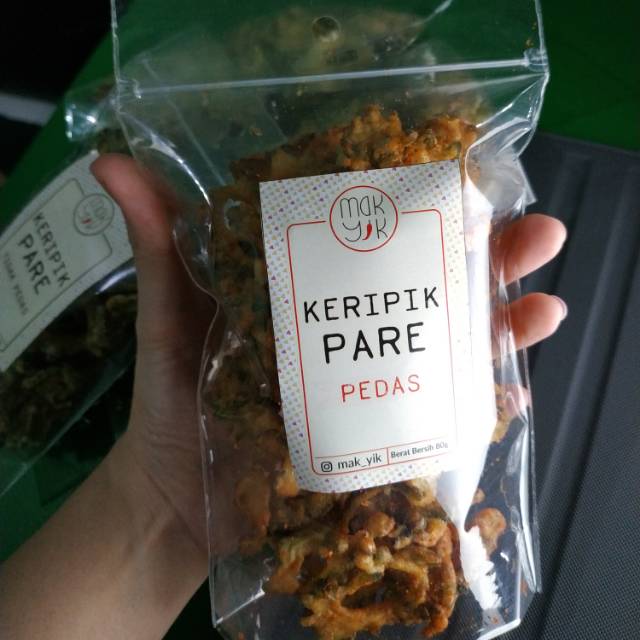 

Keripik Pare Mak Yik Pedas