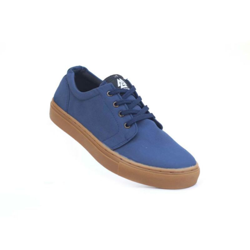 NERO NAVY GUM |WOLF x HEROES| Sepatu Lokal Shoes Local Pride HEROES NERO Low Cut Navy Gum