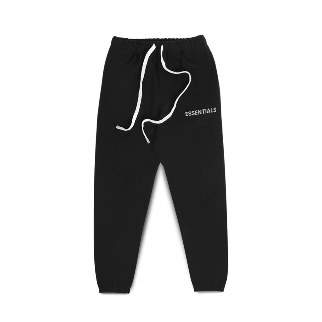 FOG Essentials Reflective Fleece Jogger Pants Black