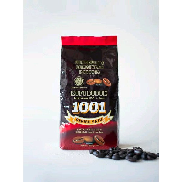 

KOPI ROBUSTA 1001 / KOPI BUBUK / KOPI BENGKULU 245 GR