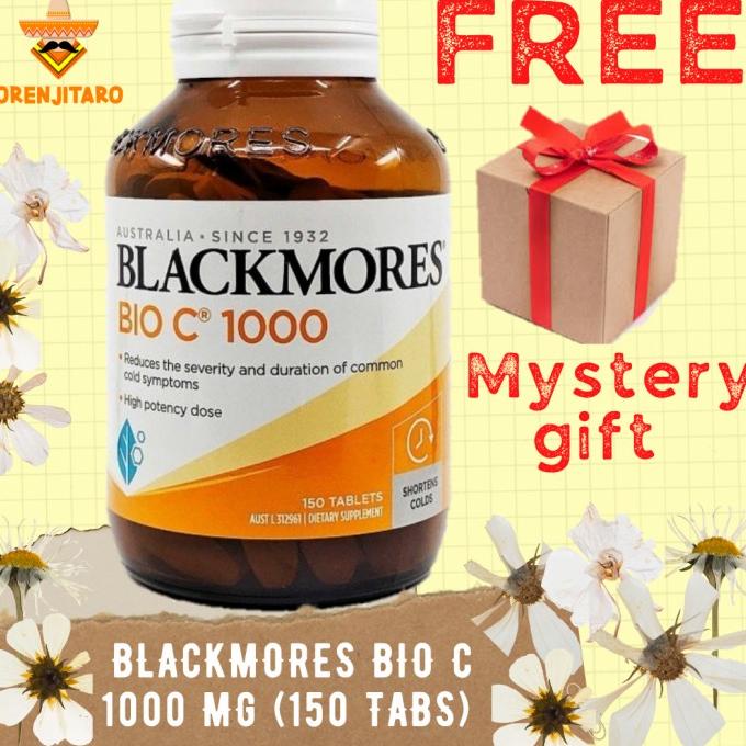 BLACKMORES BIO C 1000 MG 150 TABS READY STOCK VIT C 1000 MG Lc