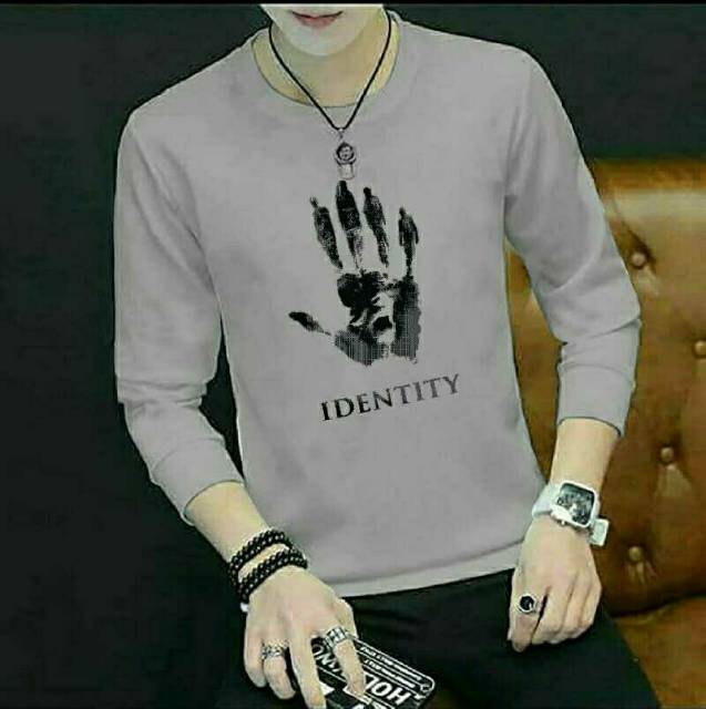 Baju kaos Identity Lengan panjang