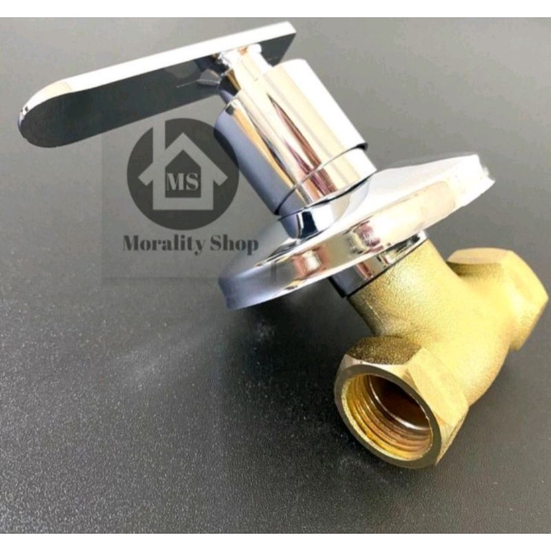 wall shower paket stop kran tanam murah meriah