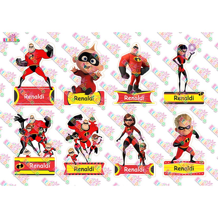 

LABEL NAMA INCREDIBLE 32 STIKER -ANTI AIR/ROBEK/LUNTUR -1 Nama IC1XL1