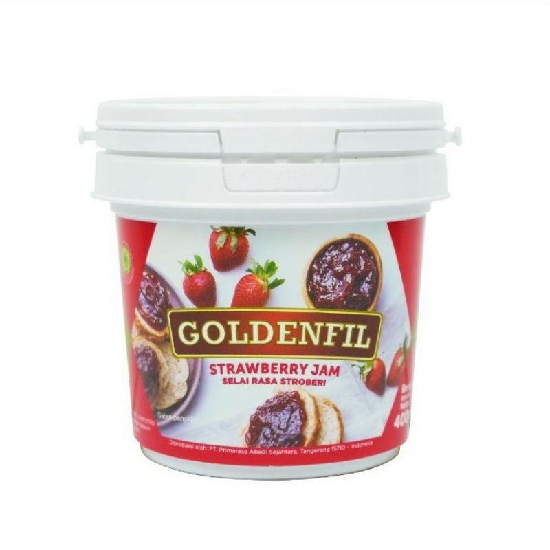 

Goldenfil Strawberry 1 kg asli buahnya