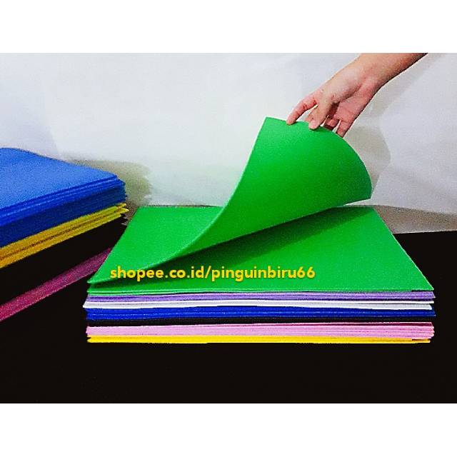 

Kraft foam / eva foam . WARNA WARNI 30 X 40 CM