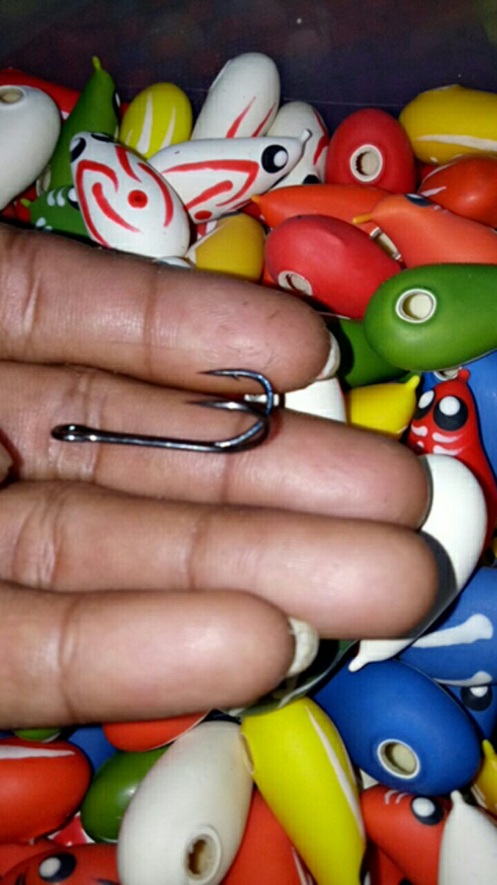 Double Hook No.1 Black Nikel