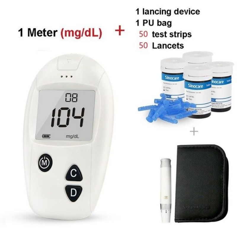 Tester Gula Darah Diabetes Blood Glucose Sugar Meter