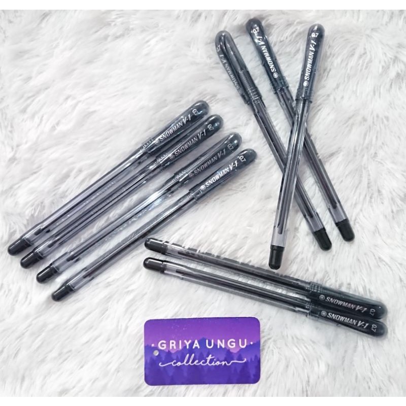 

Pen / Bolpoin / Pulpen SNOWMAN V1 Hitam