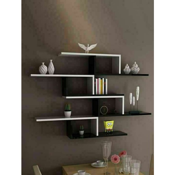 Model Rak Meja Tv Minimalis Kayu Palet Alumunium Besi Gantung Dinding Tembok Modern Tempel Lh