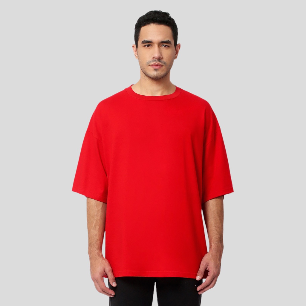 HQ Oversized Tee Ruby Red Size 3 (XL+)