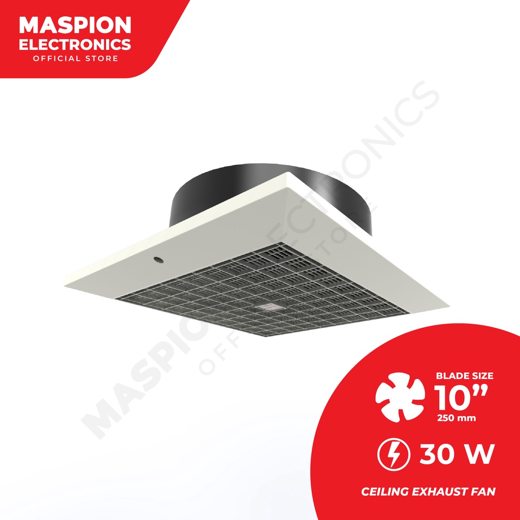 Maspion CEF25 Kipas Exhaust Fan Plafon 10 inch (25 cm) / Kipas Hexos Plafon