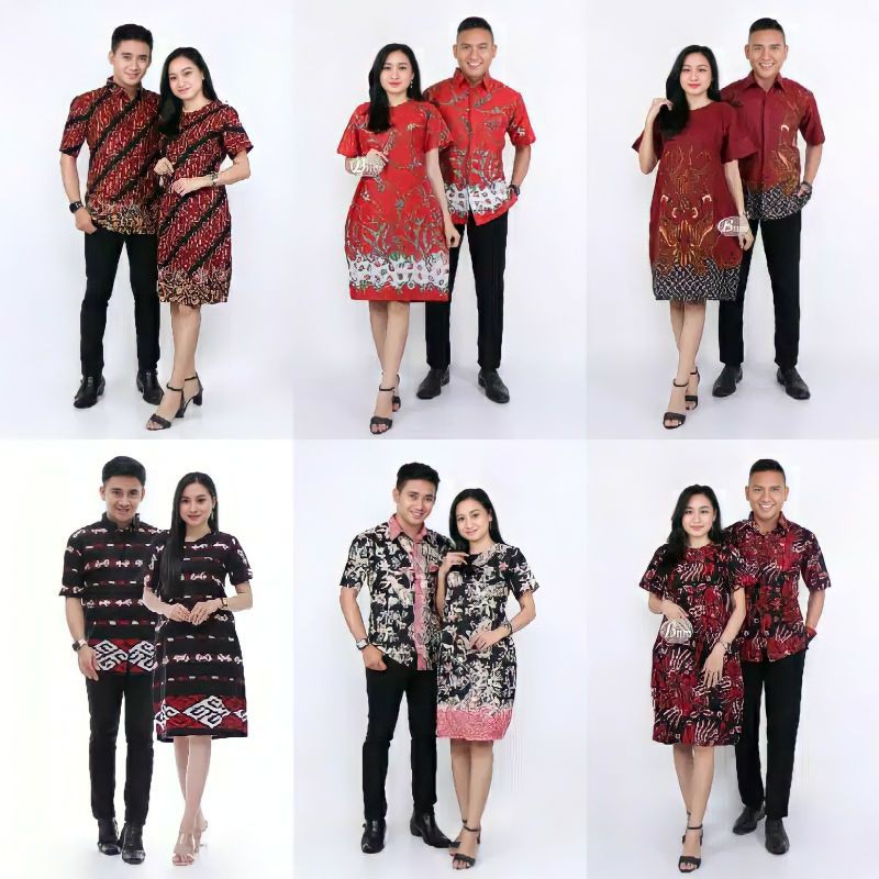 Maura Couple - Sania Ruffle Batik Couple Ori Ndoro Jowi DNT Garansi Termurah Shopee MERAK - BS065