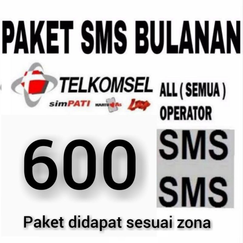 PAKET SMS TELKOMSEL KUOTA SMS TELKOMSEL MURAH PAKET SMS TELKOMSEL KARTU AS LOOP KE ALL OPR 30 HARI