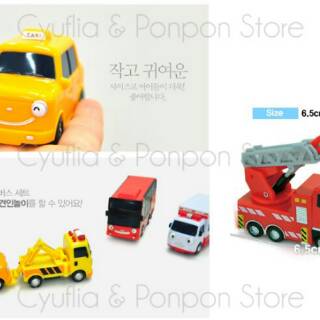 Tayo the Little Bus Mini Toy 6 Set Cito Nuri Toto Frank Tayo the Little Bus Mini Toy 6 Set Cito Nuri Toto Frank