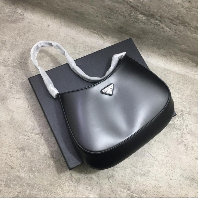 shoulder bag prd cleo brushed leather