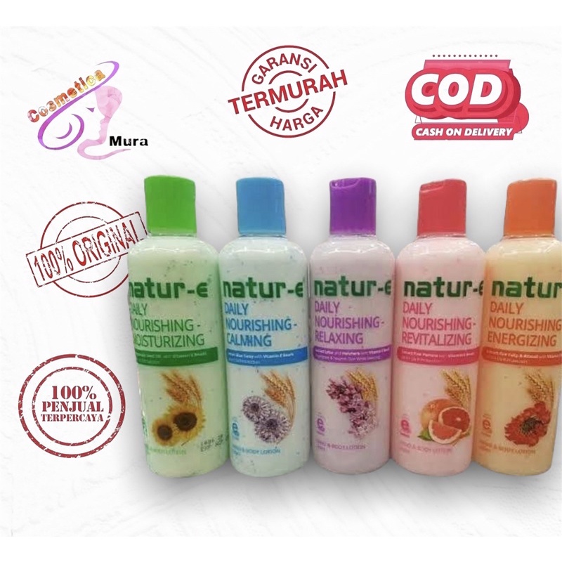 [ 245ml ] natur-e handbody lotion all series  // lotion natur e hijau || natur e lotion orange || natur e lotion pink || natur e lotion advanced 245 ml