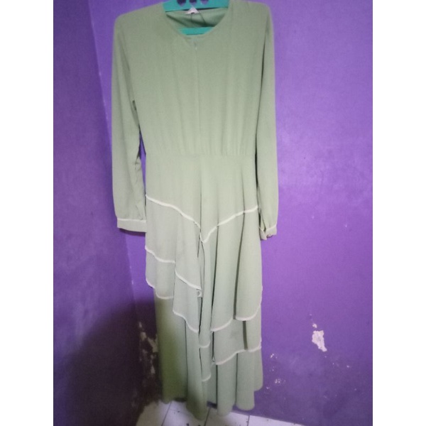 pl gamis ceruty babydol + hijab