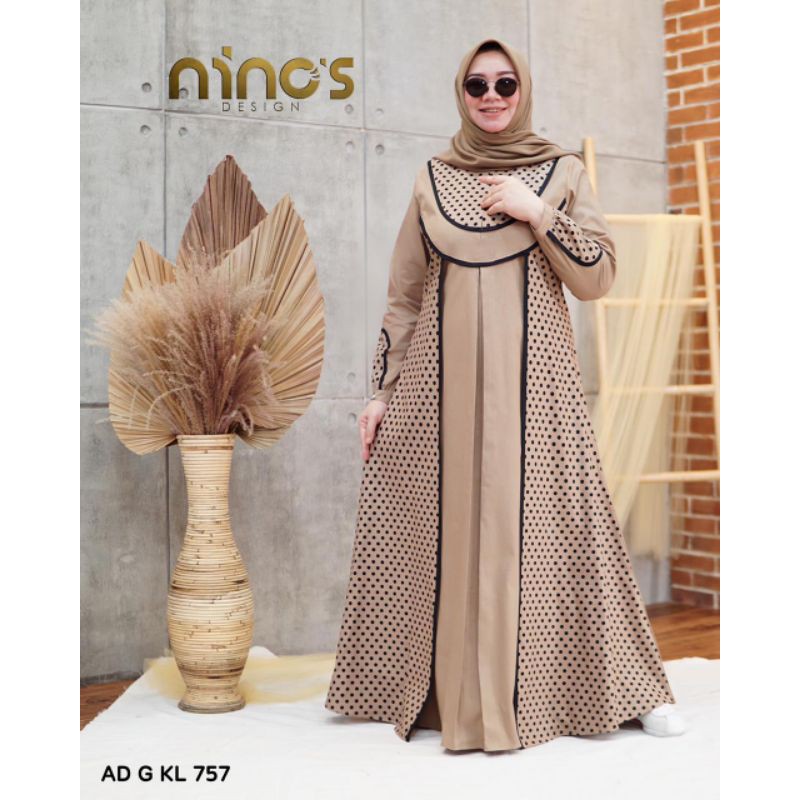 Ready Gamis AD-G-KL-0757 ori by ninos design