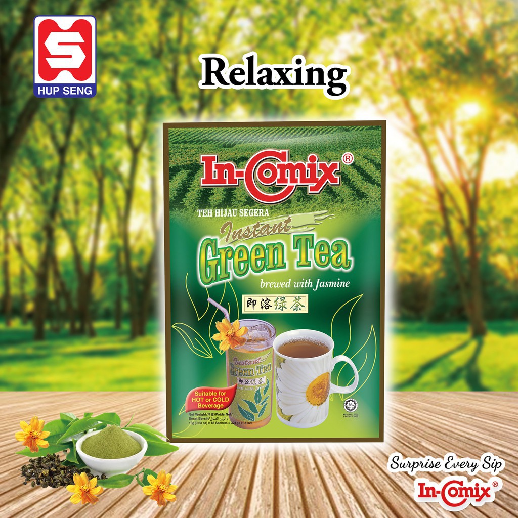 

In-Comix Green Tea with Jasmine (18's x 18g)