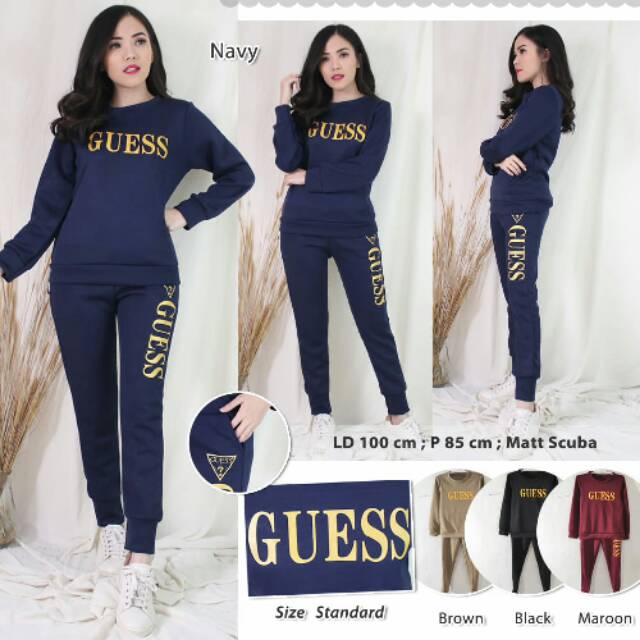 Baju olah raga wanita guess
