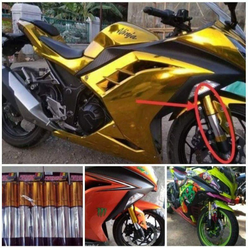chover shock ninja 250 fi dan ninja 250 karbu / pengaman shock depan motor ninja