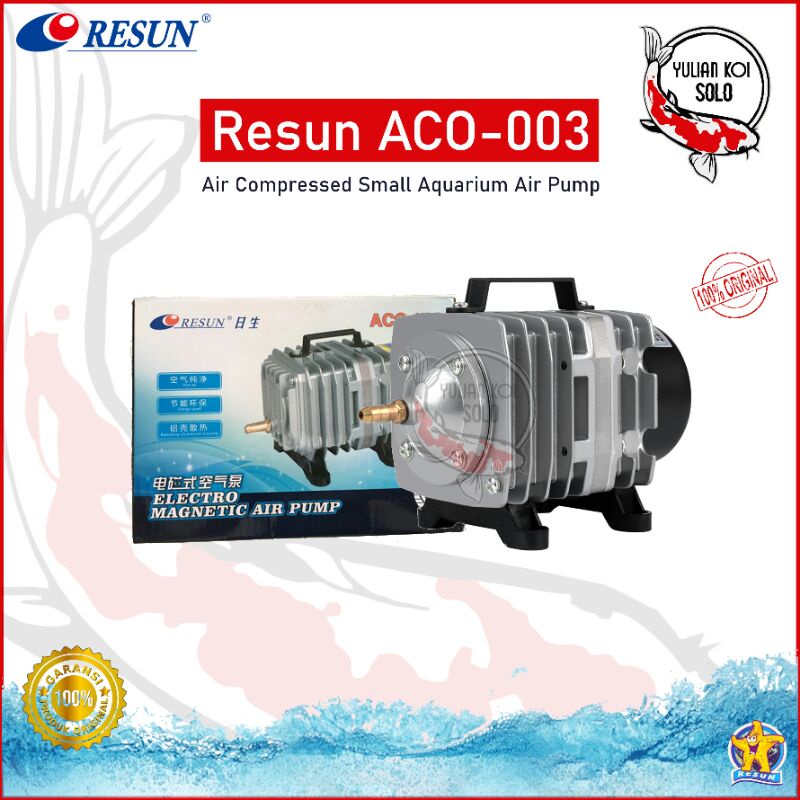 RESUN ACO-003 ACOO 003 ACO003 Pompa Udara Aerator Air Compressor