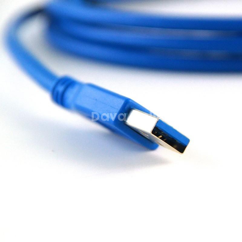 KABEL USB 3.0 MURAH PANJANG 1.5 METER VARIASI WARNA BIRU-KABEL DATA USB UKURAN 3.0 MURAH HQ AWET - TEKNO KITA