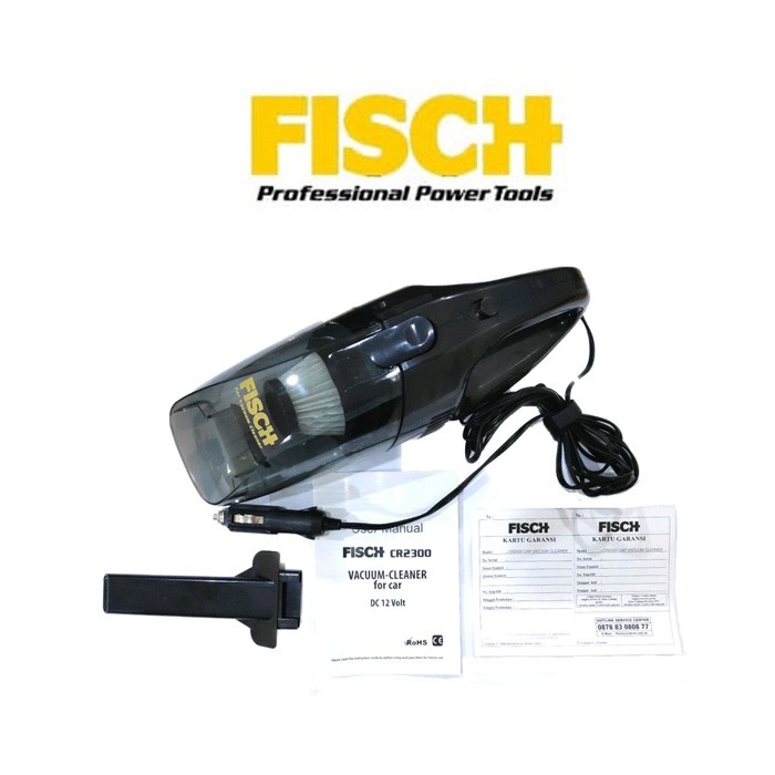 PROMO HARI INI!! Fisch Vacum Mobil Portable CR 2300 - Car Vacuum Cleaner Dry Wet CR2300