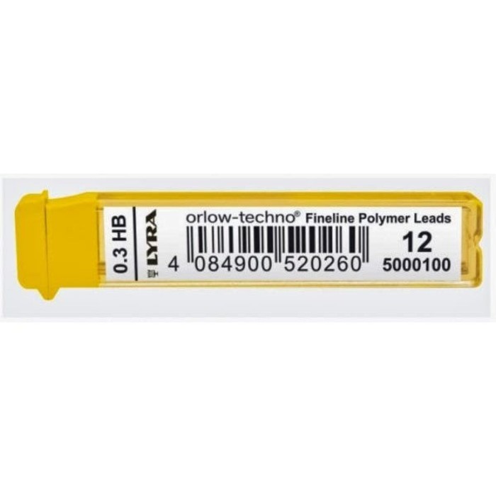 

Isi pensil mekanik 0,3 mm B/H LYRA mechanical pencil lead