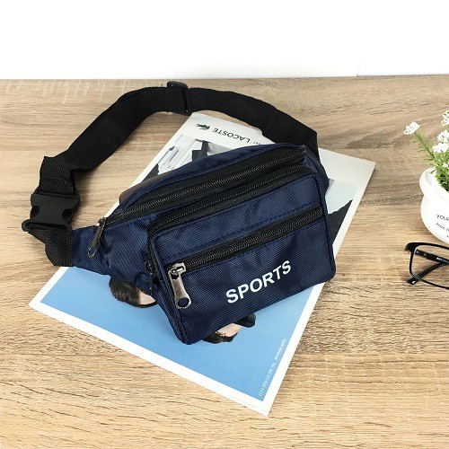 GI 7708 RISCE TAS WAISTBAG UNISEX IMPORT JAKARTA batam pinggang COWOK CEWEK WANITA PRIA PEREMPUAN