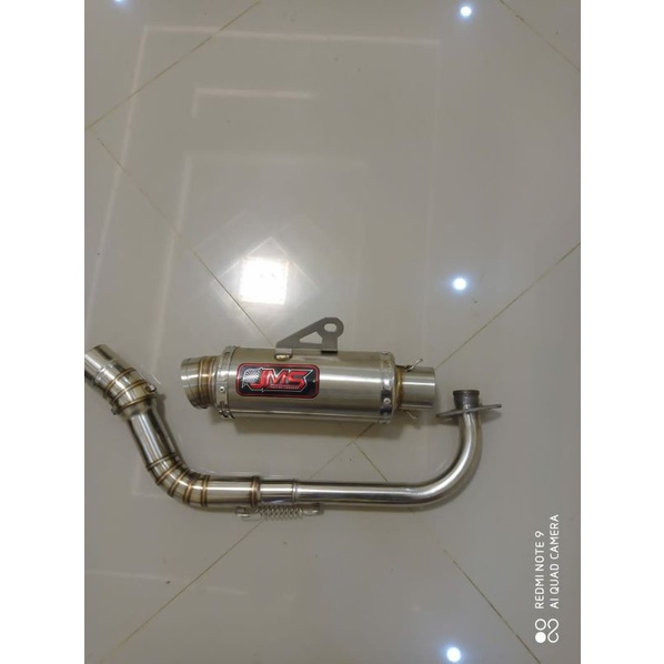 BARU  Knalpot JMS Racing Matic Mio. Knalpot Mio Sporty Knalpot DRAG Mio Racing