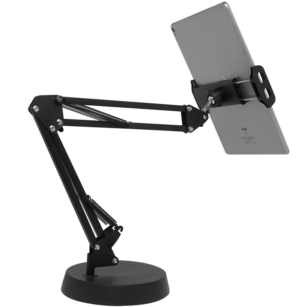 Stand Holder HP Tablet Meja dan Holder Ringlight Professional Podcast Youtube Streaming Broadcasting Multifungsi