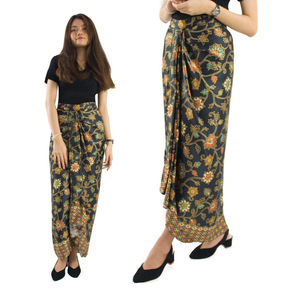 SB Collection Rok Rempel Saza Lilit Panjang Instan Maxi Jumbo Batik Wanita