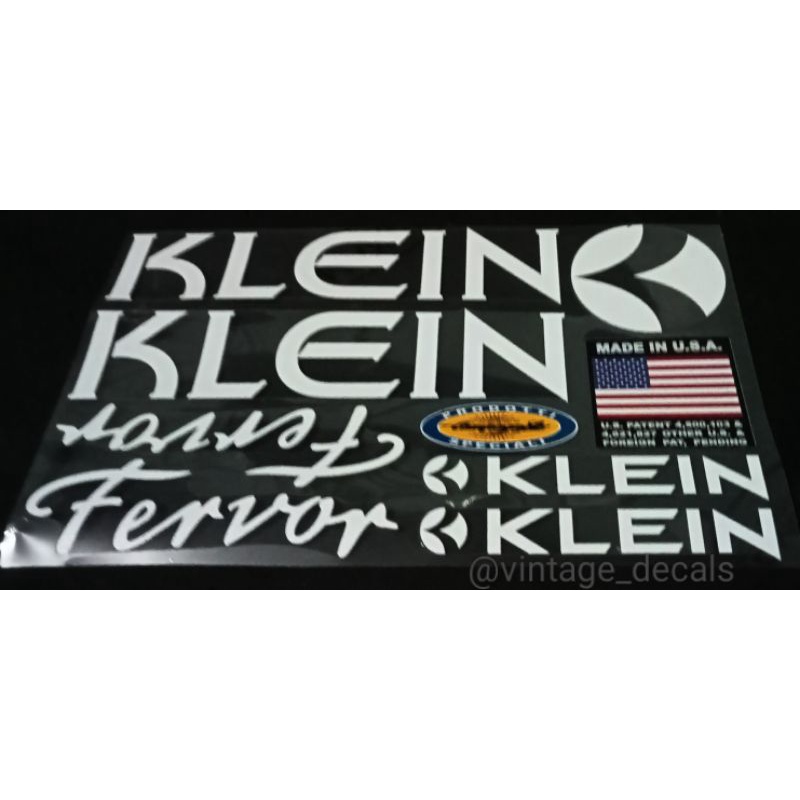 sticker sepeda KLEIN QUANTUM FERVOR