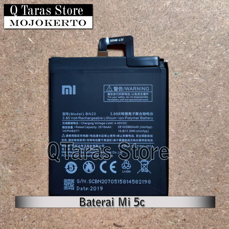 Baterai Xiaomi Mi5C Mi 5C Original