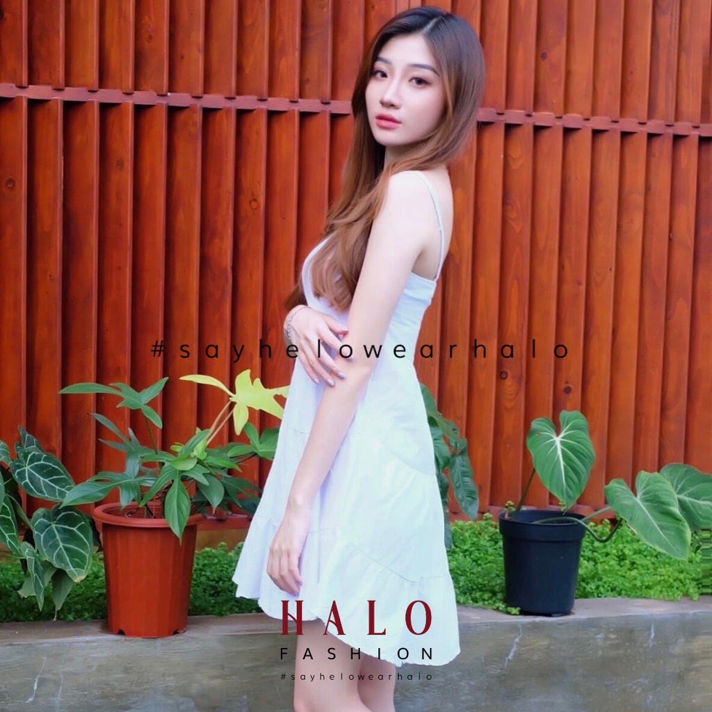 [HaloFashion] Jocelyn Sexy Flare Dress Mini Dress Korean Fashion (NON STRETCH)