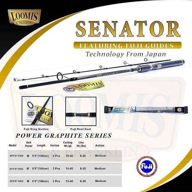Joran pancing loomis senator 1,5m