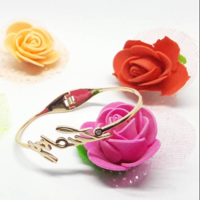 Gelang Titanium Rose Gold