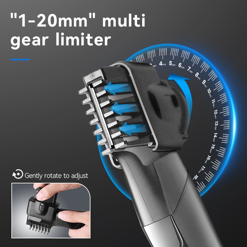 Kemei KM-5040 Multifunctional Rechargeable Ear Hair Removal Razor Eyebrow Trimer Clipper Beard Shaver Haircut Sideburn Clipper