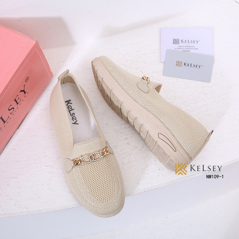 Sepatu Slip On Wanita 3cm Kelsey NW109-1